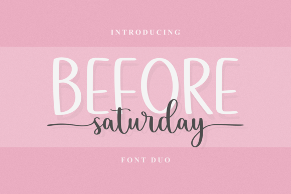 Before Saturday Duo: Elevate Your Design Projects