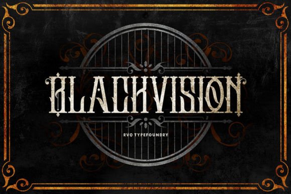 Black Vision: Bold Typeface for Impactful Design