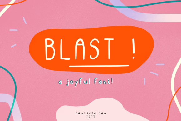 Blast: A Sweet, Friendly Handwritten Font for Creative Designs