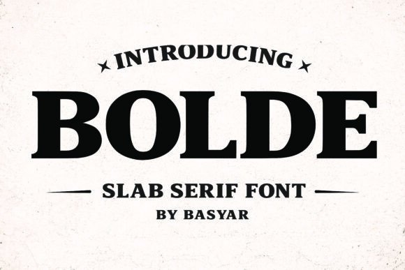 Bolde: A Western Typeface with Rugged Simplicity