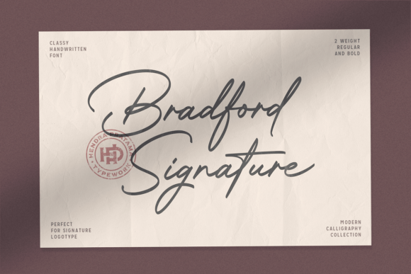 Bradford Signature: A Touch of Elegance for Your Designs