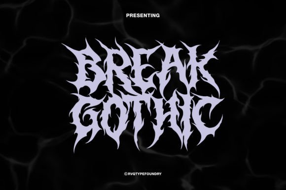Break Gothic: Unleash Your Inner Rocker with This Display Font