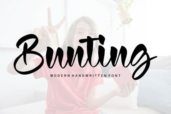 Bunting: A Delicate and Flowing Handwritten Font
