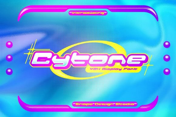 Cytone: A Futuristic Display Font for Modern Design