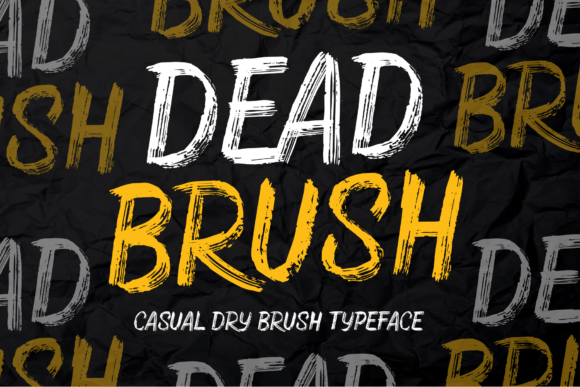 Dead Brush: A Timeless Handwritten Font for Eye-Catching Designs
