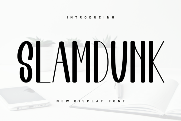 Discover Slamdunk: The Handwritten Font with Sporty Elegance