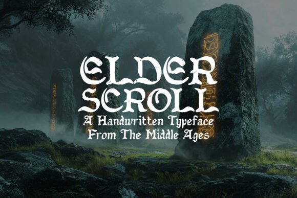 Elderscroll: A Handwritten Typeface for Timeless Design