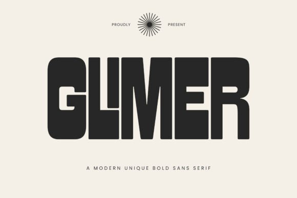 Glimer: A Modern Sans Serif Font for Bold, Confident Designs