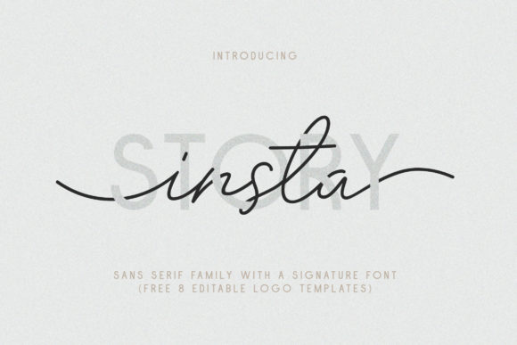 Insta Story Duo: A Modern Font for Creative Projects