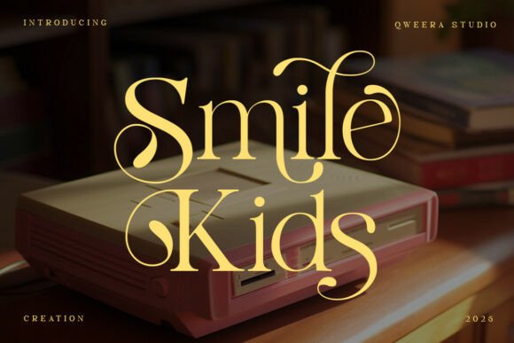 Smile Kids: Elegant Serif Font with Playful Sophistication