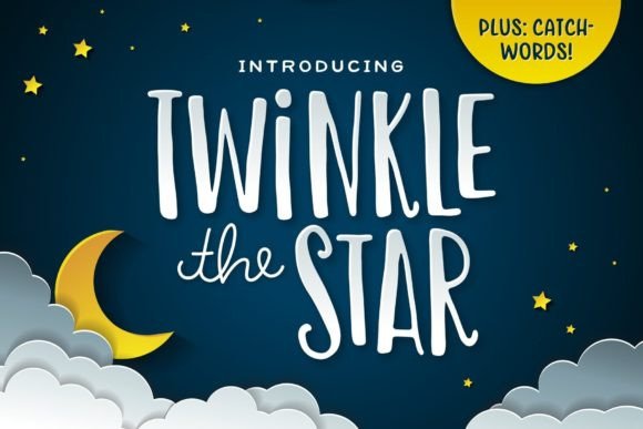 Twinkle the Star: A Whimsical and Readable Display Font