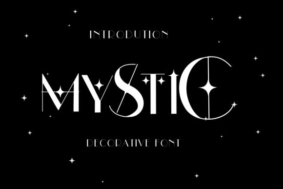Unlock Celestial Elegance with the Mystic Typeface
