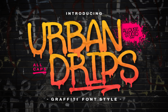 Urbandrips: The Graffiti Display Font for Bold Design