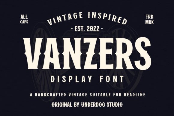 Vanzers: A Bold Typeface for Confident Design
