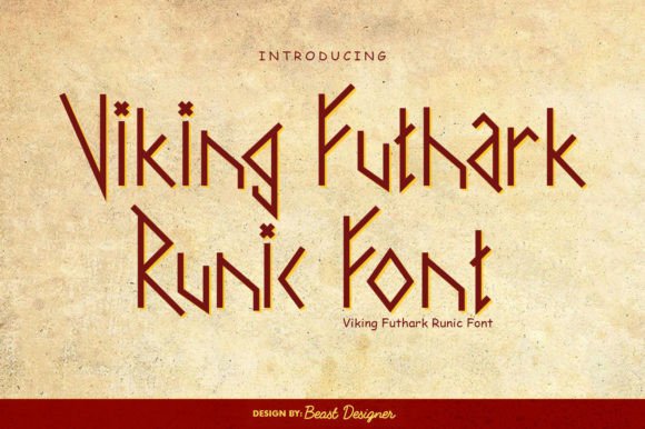 Viking Futhark Runic: Ancient Runes for Modern Design