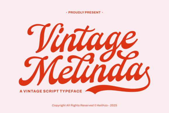 Vintage Melinda: Timeless Script for Elegant Designs