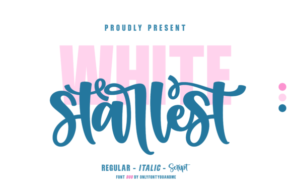 White Starlest: A Font Duo for Modern Branding